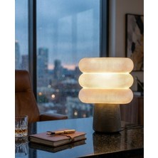 Zen - Hasır Desenli Modern Abajur