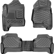 Rizline Chevrolet Silverado 1500 Crew Cab /halı Zemin 2014-2018 3D Havuzlu Paspas