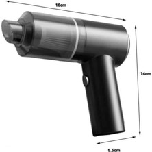 Renklime Araç Içi Süpürge Kablosuz Şarjlı Elektrikli Süpürge Elde Taşınabilir