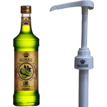Gusse Misket Limonu (Lime Lemon) Aromalı Kokteyl Şurubu 700ML ve Şurup Pompası