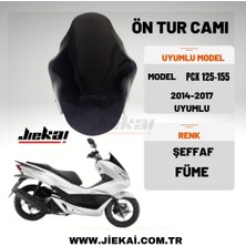 Jiekai Honda Pcx 125-155 Uyumlu 2014 -2017 Füme Cam