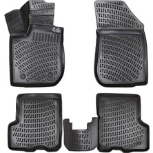 Rizline Dacia Sandero 2007-2020 3D Havuzlu Paspas | Orta Konsol Arkası Bardaklık Var