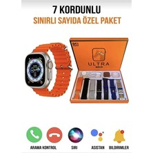 Gunkes 7 Kordonlu Akıllı Saat Takvim Spor  Menülü  7in1