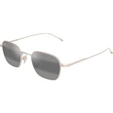 Maui Jim MJ0690S 00116 48 Unisex Kare Polarize Gold Aynalı Metal Güneş Gözlüğü