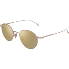 Maui Jim MJ0691S 00301 48 Unisex Oval Polarize Aynalı Gold Metal Güneş Gözlüğü