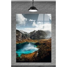 Beta Moda Hub Doğa Manzarası Cam Tablo