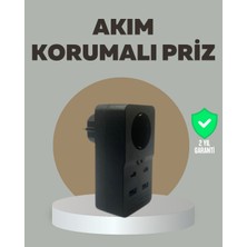 Renklime Akıllı Akım Dengelemeli Priz 2500W 4 USB Type C Çıkışlı