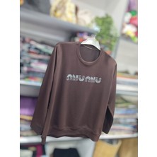 Nisa Butik Giyim Miu Miu Baskılı Sweat