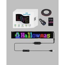 Renklime USB Destekli LED Mağaza Tabelası – Renkli Rgb Kayan Yazı Paneli