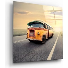 Beta Moda Hub Karavan Cam Tablo | Hediyelik, Dekoratif, Ofis, Mutfak