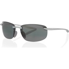 Maui Jim MJ0676S 00217 63 Erkek Polarize Yastık Aynalı Gri Kemik Güneş Gözlüğü