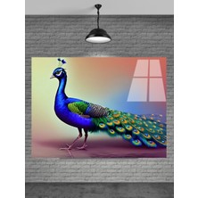 Beta Moda Hub Tavus Kuşu Cam Tablo Ev Dekorasyon,balkon Dekorasyonu,dekoratif,duvar Tablo,mutfak Tablo