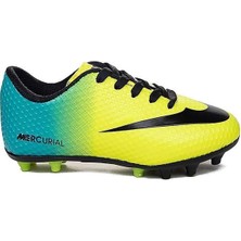 Celira Hkursat Wlk Sarı Turkuaz Krampon Erkek Çocuk Futbol Ayakkabı