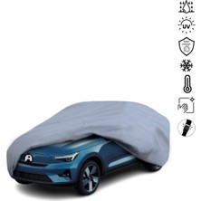 ULTRASHOP Volvo C40 (2021 - ) Su Geçirmez Araba Brandası Dış Mekan Oto Brandası