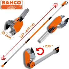 Normadia Teleskopik Yüksek Dal Budama Makası, 230-410 Cm, Güçlü ve Hafif Design