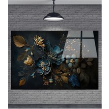 Beta Moda Hub Çiçek Dekoratif Temperli Cam Tablo