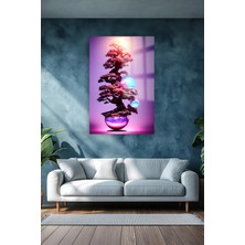 Beta Moda Hub Parlayan Ağaç Fidesi Tasarımı Kırılmaz Cam Tablo Ev Hediyesi Iş Yeri Hediyesi Cam Tablo