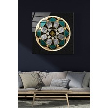 Beta Moda Hub Soyut Cam Tablo, Dekoratif Cam Tablo