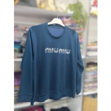 Nisa Butik Giyim Miu Miu Baskılı Sweat