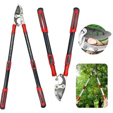 Normadia Endüstriyel Teleskopik Yüksek Tepe Budama Makası, Süper Keskin ve Güçlü 5cm