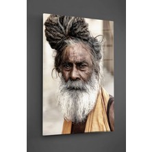 Beta Moda Hub Sadhu Çizim Cam Tablo