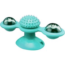 Ebi Storozde Kedi Oyuncağı Vantuzlu Yel Değirmeni Yeşil