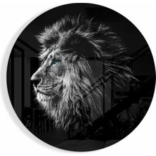 Beta Moda Hub Aslan Cam Tablo NO:1045 | Hediyelik, Dekoratif, Ofis, Mutfak