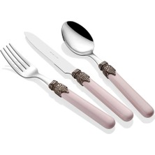 Rivadossi Sandro Classic Pembe 24 Parça Çatal Bıçak Seti