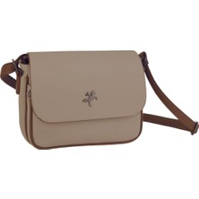 Nas Bag Çapraz Çanta - Vizon Taba Lcst