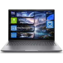 Hp Zbook 8 G1I Intel Core Ultra 7 265H 48GB Ddr5 1tb SSD 4GB/RTXA500 16" Wuxga Düşük Mavi Işık 300NIT Windows 11 Pro Taşınabilir Iş Istasyonu+ Mouse Hediyeli WB30HHESDNG07