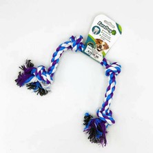 Storozde Eurodog Diş Ipi Dört Düğüm Mor Mavi Beyaz 50 cm