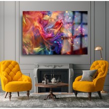 Beta Moda Hub Rengarenk Işıklar Görünüm Salon Için Yatay Tablo Cam Tablo Kırılmaz Lüks Cam Tablo Ev Hediyesi