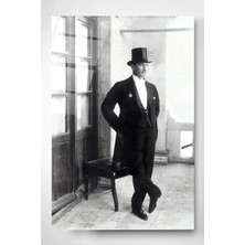 Beta Moda Hub Atatürk Cam Tablo, Dekoratif Cam Tablo