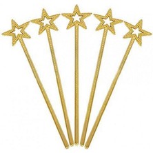 Zero Land Storozde Altın Renk Yıldız Peri Asası Peri Değneği 34 cm 1 Adet