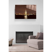 Beta Moda Hub Kız Kulesi Cam Tablo, Dekoratif Cam Tablo