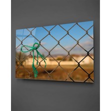 Beta Moda Hub Tel Örgü Yatay Cam Tablo