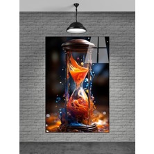 Beta Moda Hub Kum Saati Cam Tablo Ev Dekorasyon,balkon Dekorasyonu,dekoratif,duvar Tablo,mutfak Tablo