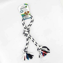 Storozde Eurodog Diş Ipi Halka Üç Düğüm Siyah Beyaz 30 cm