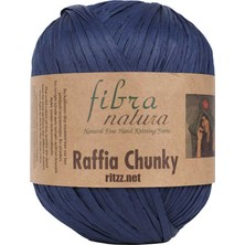 Himalaya Fibra Natura Raffia Chunky 114-43 Lacivert