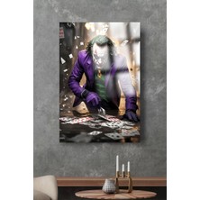 Beta Moda Hub Joker Harika Kartlı Tasarım Kırılmaz Lüks Cam Tablo Ultra Canlı Renkler Ev, Iş Yeri, Ofis Hediyesi