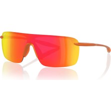 Maui Jim MJ0680S 00429 99 Unisex Polarize Geometrik Aynalı Outdoor Turuncu  Kemik Güneş Gözlüğü