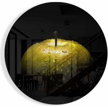 Beta Moda Hub Elma Cam Tablo | Hediyelik, Dekoratif, Ofis, Mutfak