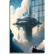 Beta Moda Hub Space/uzay Yapay Zeka Özel Tasarım Cam Tablo Ofis, Mutfak Çocuk Odası, Salon 216