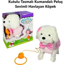 Brother Toys Peluş Yürüyen Havlayan Tasmalı Kumandalı Kuyruğunu Sallayan Oyuncak Sevimli Köpek 25 Cm.