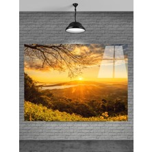 Beta Moda Hub Gün Doğumu Cam Tablo Ev Dekorasyon,balkon Dekorasyonu,dekoratif,duvar Tablo,mutfak Tablo