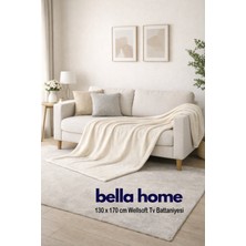 Bella Home Wellsoft Tv Battaniye | 130X170 cm | Koltuk & Tv Keyfi Için Sıcak ve Rahat