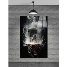 Beta Moda Hub Poker Kartı Cam Tablo Ev Dekorasyon,balkon Dekorasyonu,dekoratif,duvar Tablo,mutfak Tablo