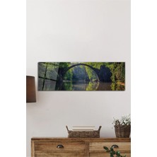 Beta Moda Hub Yeşillikler Içerisinde Köprü Panorama Cam Tablo, Darbelere Dayanıklı Kırılmaz Temperli