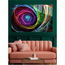 Beta Moda Hub Colourful Cam Tablo, Dekoratif Cam Tablo