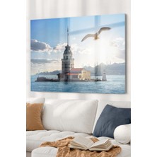 Beta Moda Hub Kız Kulesi | Şehir Temalı Cam Tablo | Dekoratif Cam Tablo | 50X70 cm